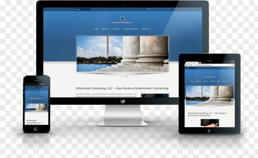 Business Responsive Web Design Consulting Firm PNG