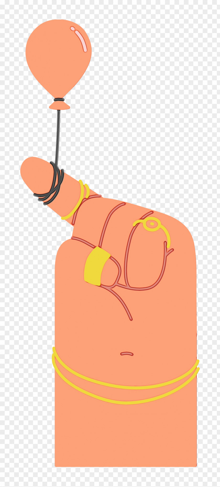 Cartoon Yellow Joint Meter Line PNG