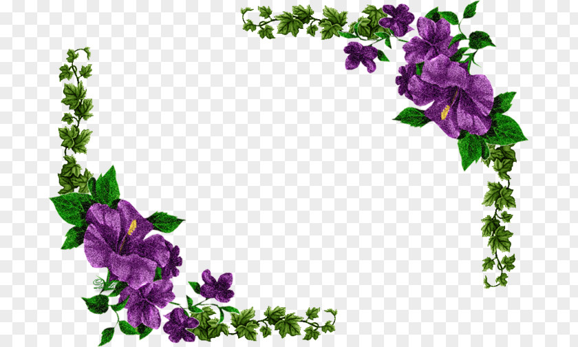 Floral Design Flower Purple Wreath Violet PNG