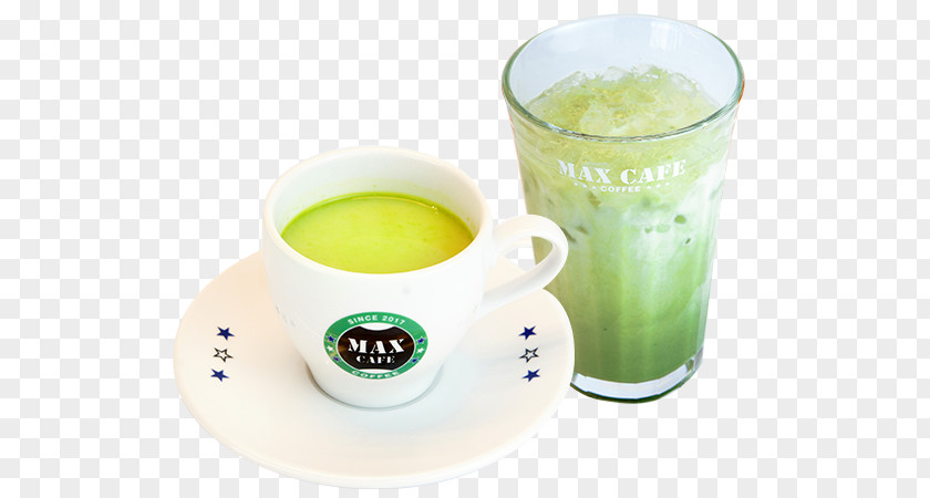 Green Tea Latte Max Cafe Coffee Cup ☕マックスカフェ南橋本店 PNG