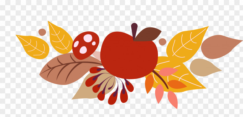 Hand Painted Apple Clip Art PNG