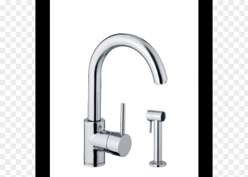 Kitchen Tap Stainless Steel Metal Chrome Plating PNG