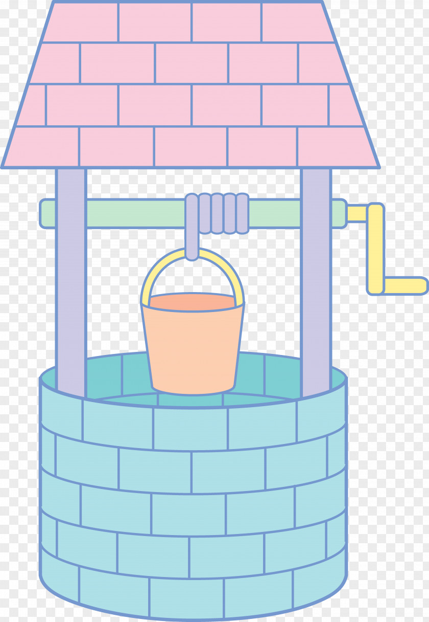 Bucket Clipart Water Well Wishing Drawing Clip Art PNG