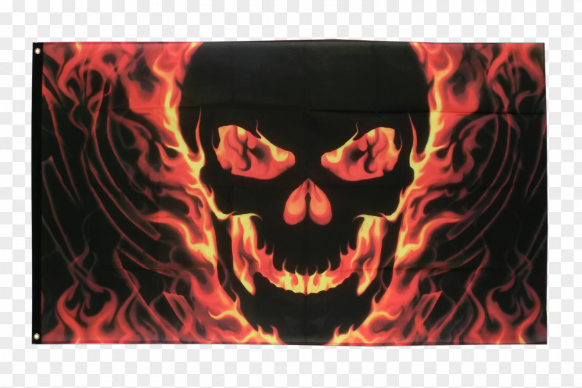 Flame Skull Pursuit And Crossbones Fire PNG
