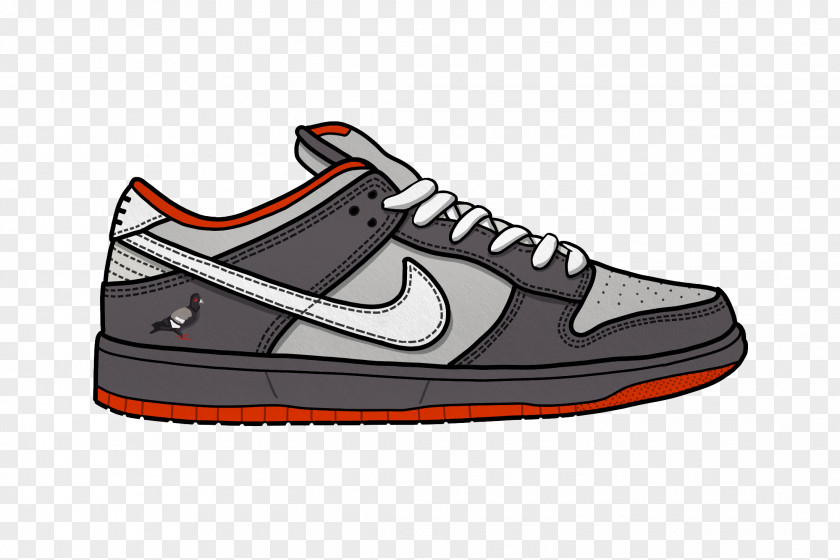 Gucci Skate Shoe Sneakers Nike Skateboarding Dunk PNG