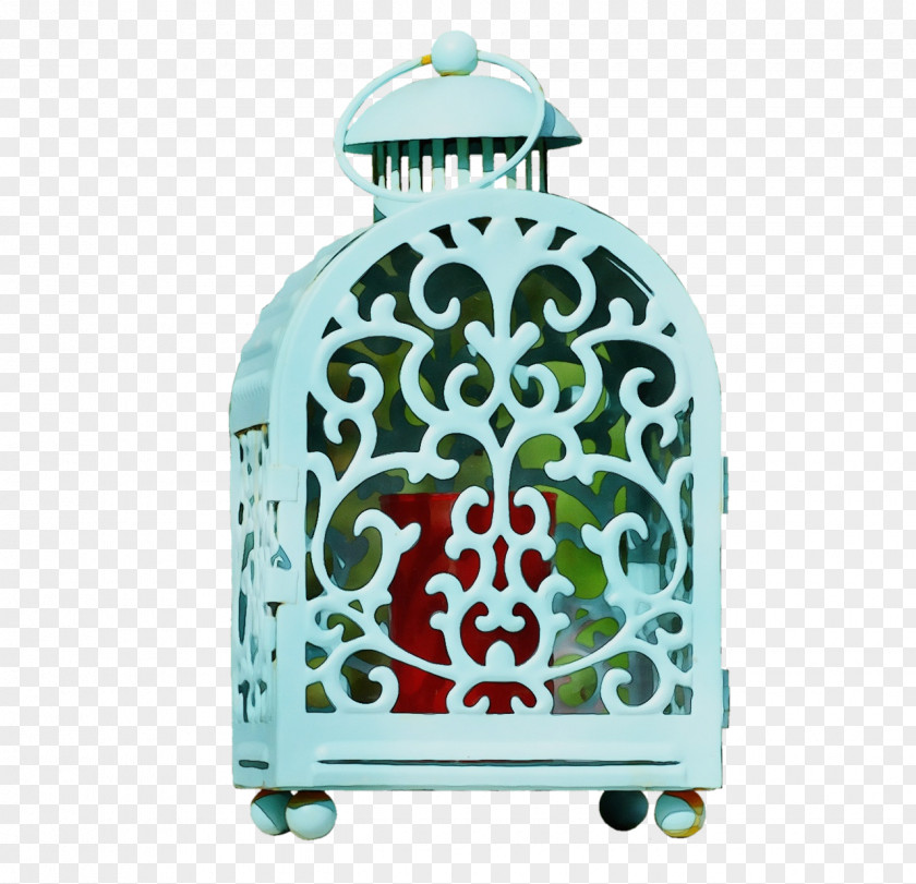 Lantern Cage Green Turquoise PNG