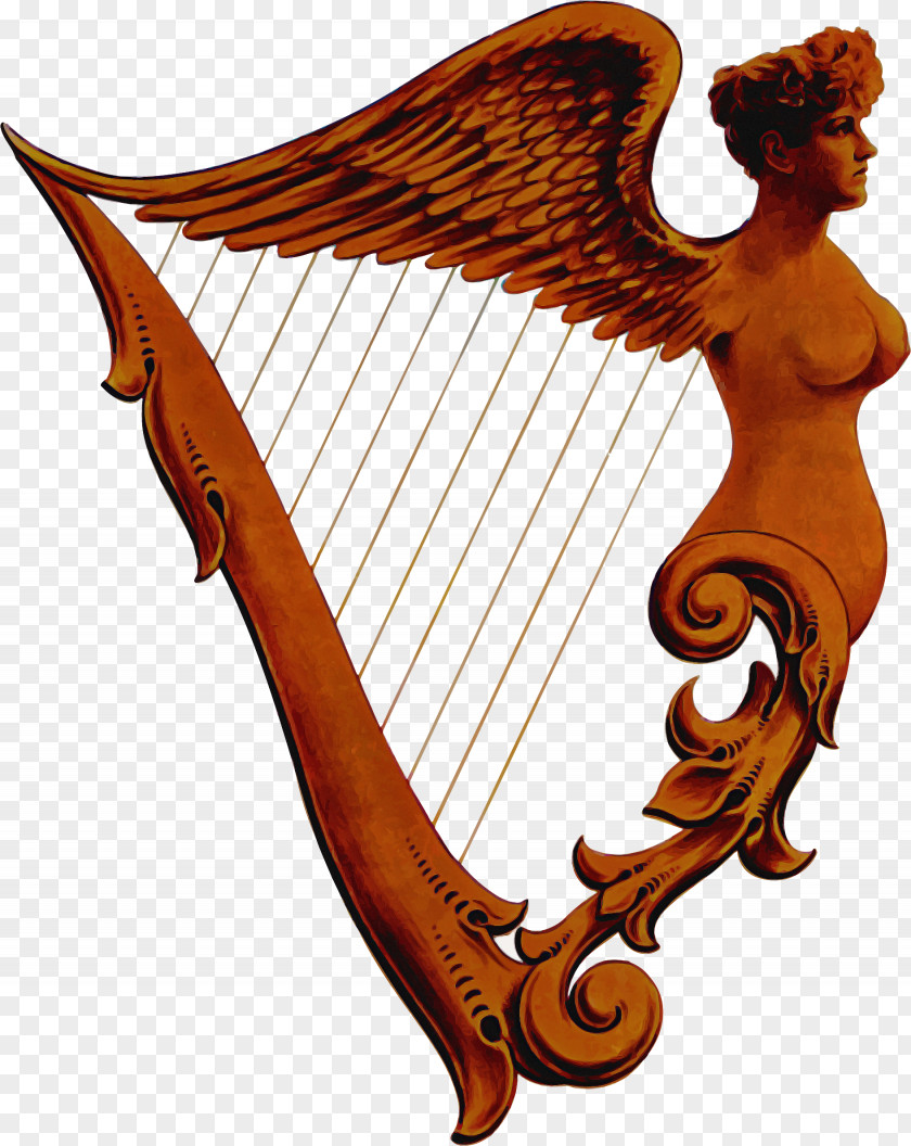 Lyre Harp Konghou Celtic PNG