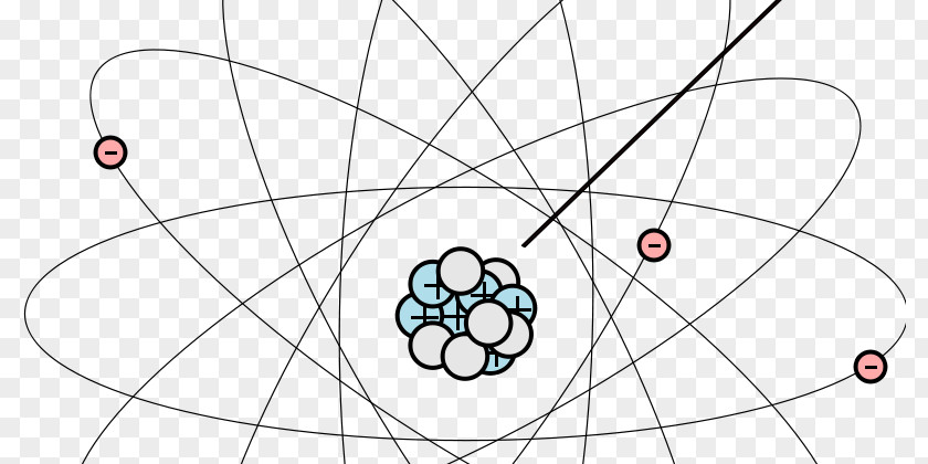 Nucleus Of An Atom Rutherford Carbon-12 Diagram Circumscribed Circle Drawing PNG