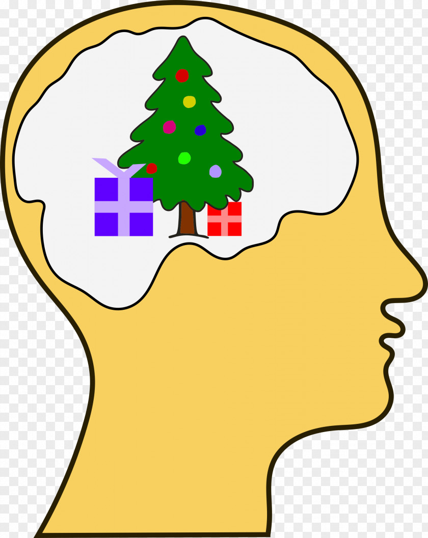 Think Christmas Clip Art PNG