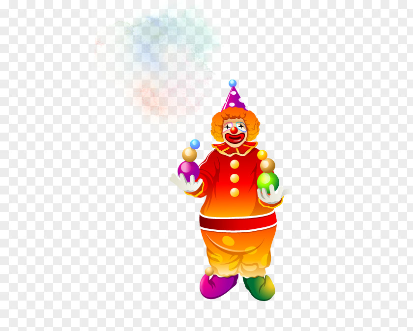 Clowns Play Ball Pierrot Illustrator Circus Illustration PNG