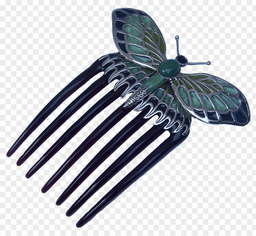 Comb Butterfly Peineta Kanzashi Hair PNG