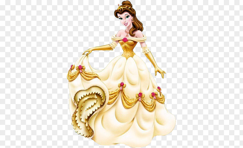 Disney Princess Belle Beast Costume Dress PNG