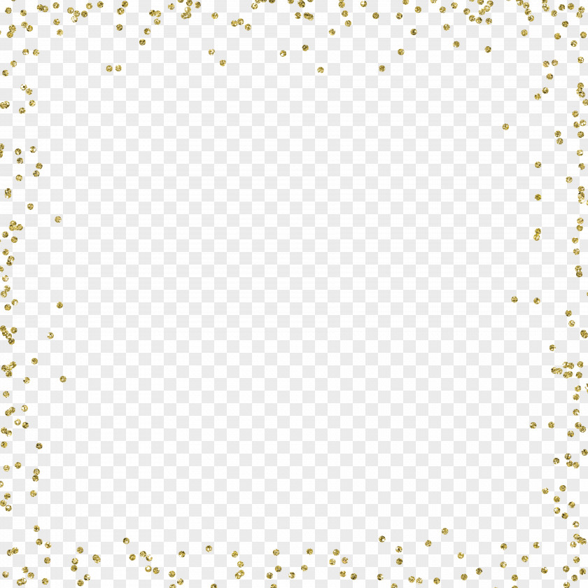 Gold Border Yellow Area Pattern PNG