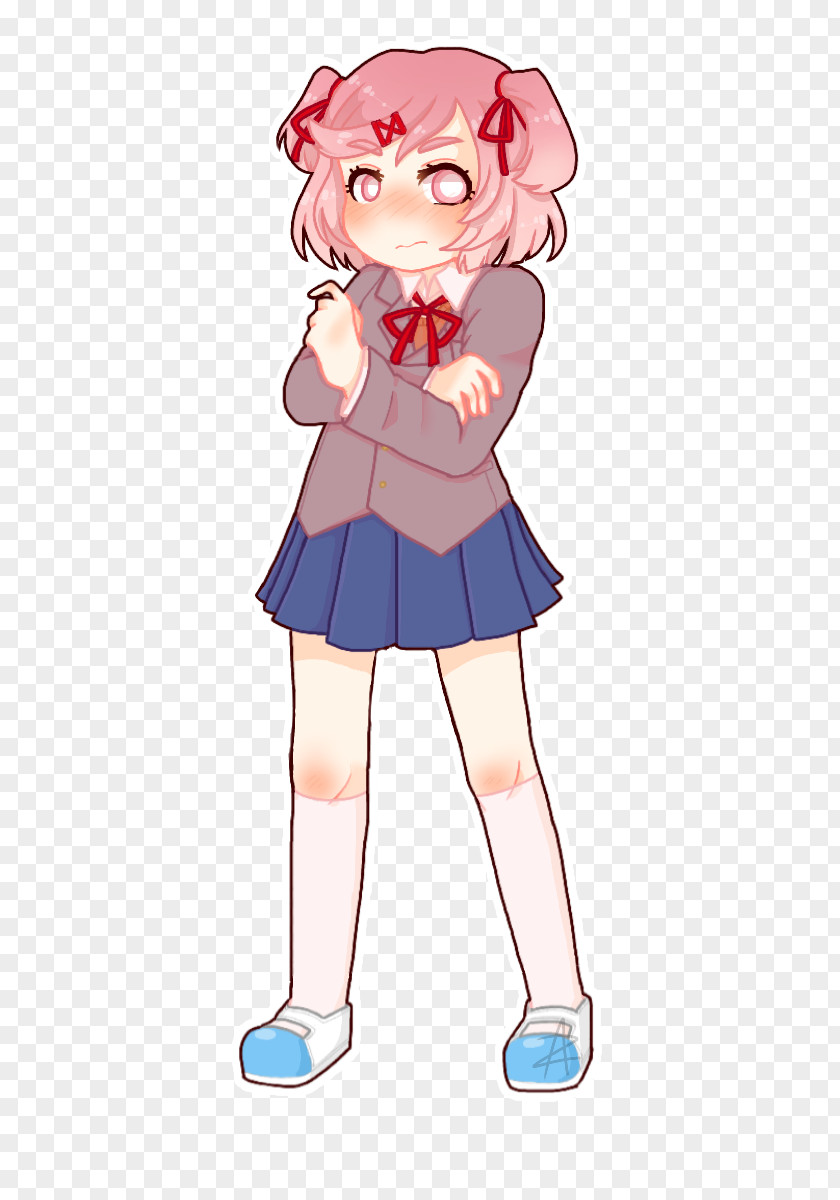 Natsuki Doki Literature Club! Yandere Clip Art PNG