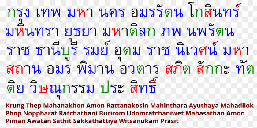 Tri Color Vector Thai Alphabet Language Writing System Vowel PNG
