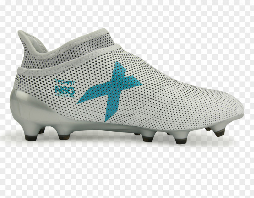 Adidas Blue Soccer Ball Star Cleat X 17+ Purespeed FG White Energy Clear Grey Football Boot Kids 17 PNG