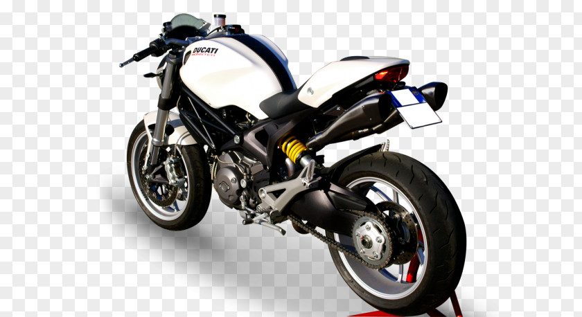 Ducati Monster 696 Exhaust System Motorcycle PNG