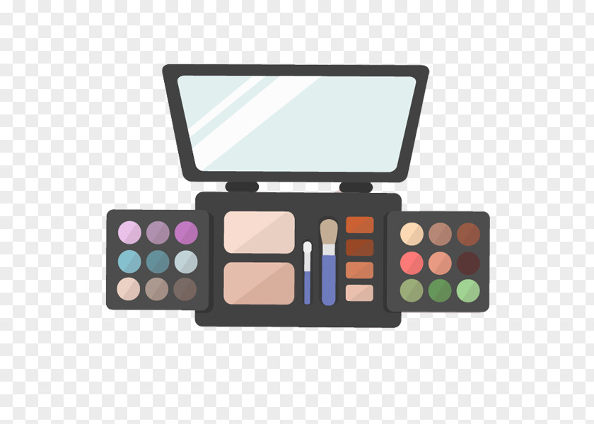 Free Color Eye Shadow To Pull The Material Cosmetics Lipstick Make-up Artist Cosmetology Clip Art PNG