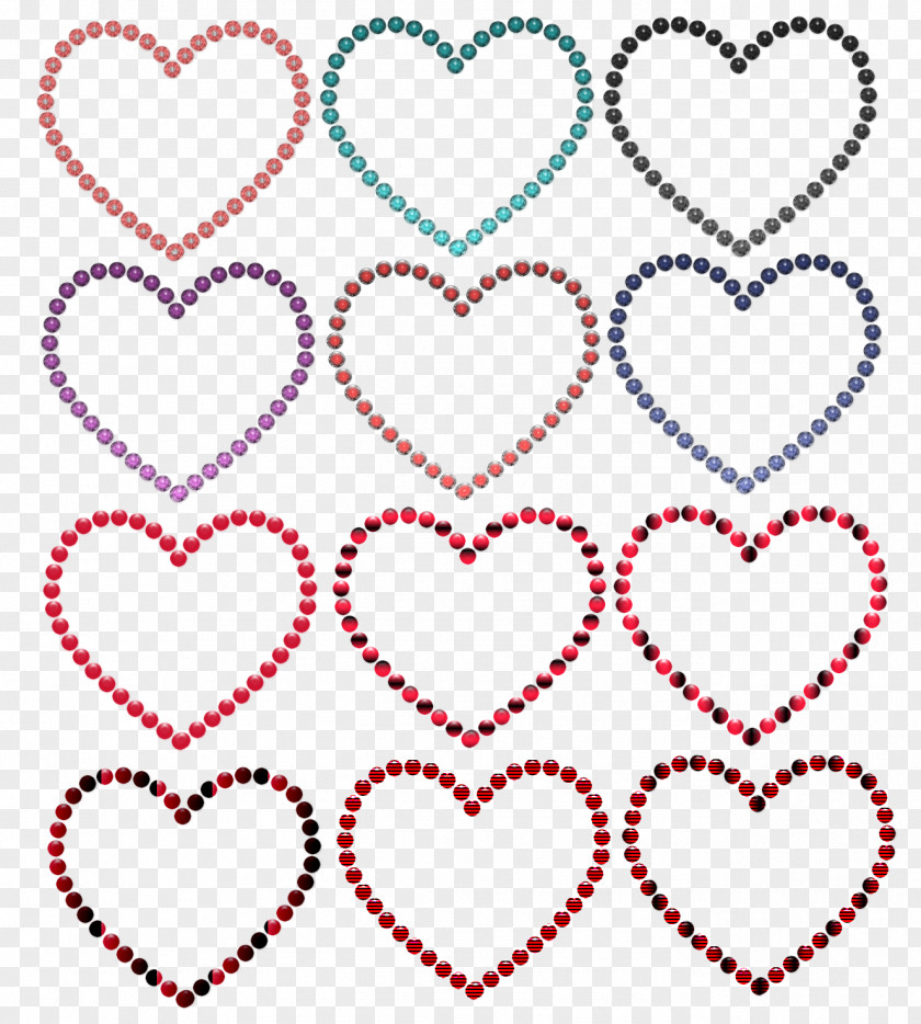 Heart Coloring Book Valentine's Day Point Font PNG