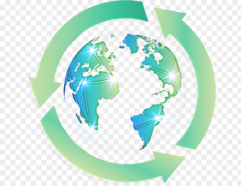 Planet Interior Design Globe Green World Earth Logo PNG