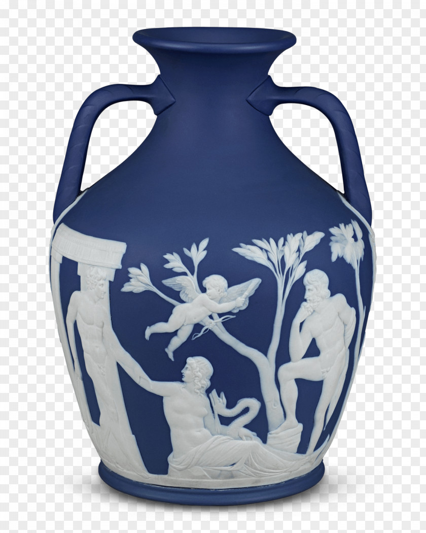 Porcelain Vase Portland Etruria Wedgwood Jasperware PNG