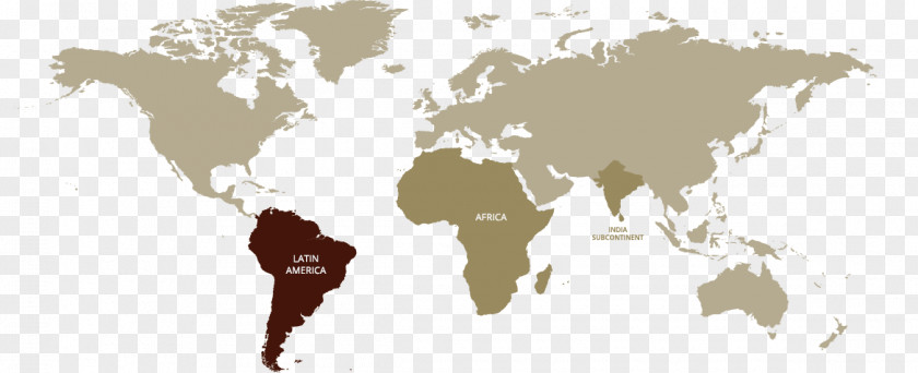 Latin America Map World Globe PNG