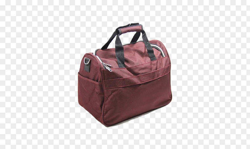 Maroon Hand Luggage Baggage Handbag PNG