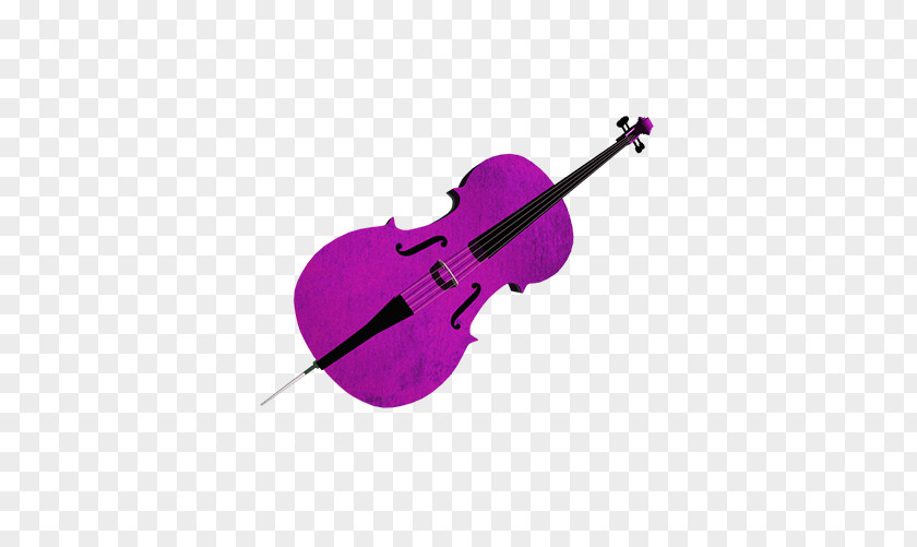 Purple Violin Cello Family Musical Styles PNG