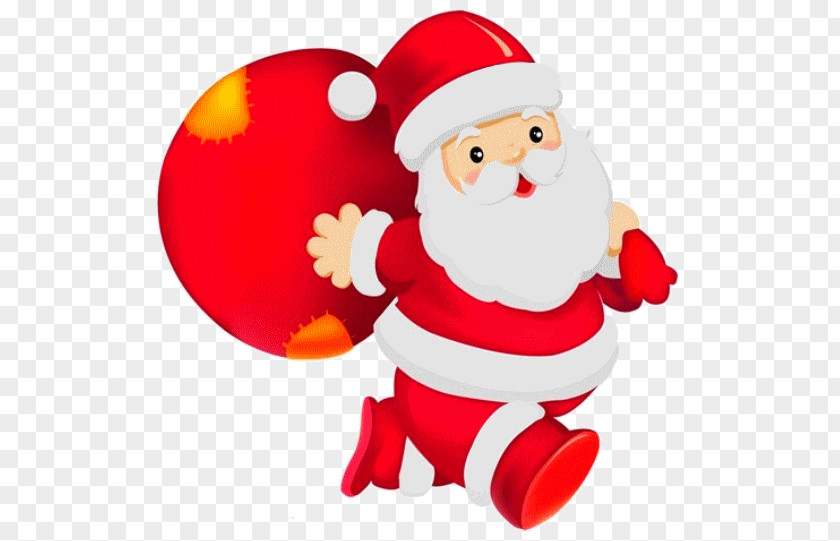 Santa Claus Christmas Decoration Gift Ornament PNG