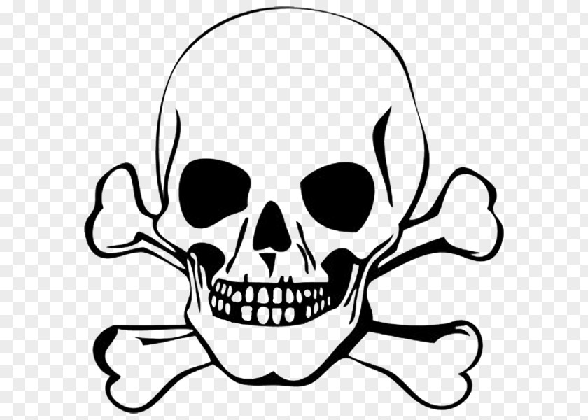 Skull And Crossbones Drawing Coloring Book Death Human PNG