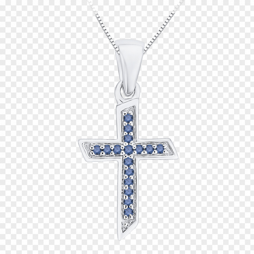 Gold Cross Jewellery Charms & Pendants Necklace Gemstone Sapphire PNG
