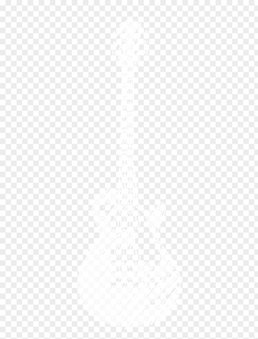 Guitar White Black Angle Area Pattern PNG