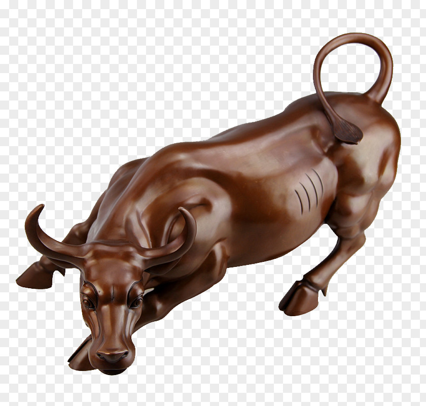 Pure Purple Bull Cattle Bronze PNG