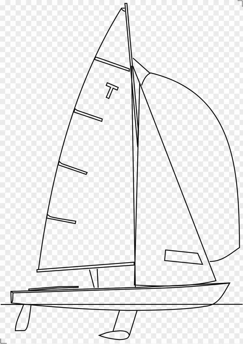 Sailing Sailboat Tempest Dory Sloop PNG