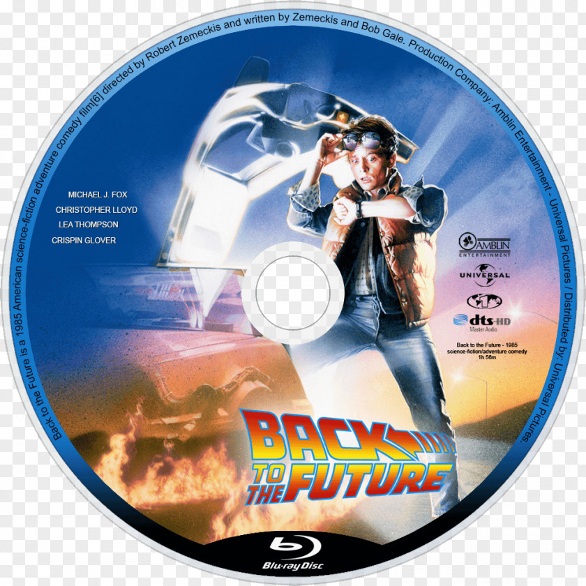 Back To The Future Marty McFly Film Poster PNG