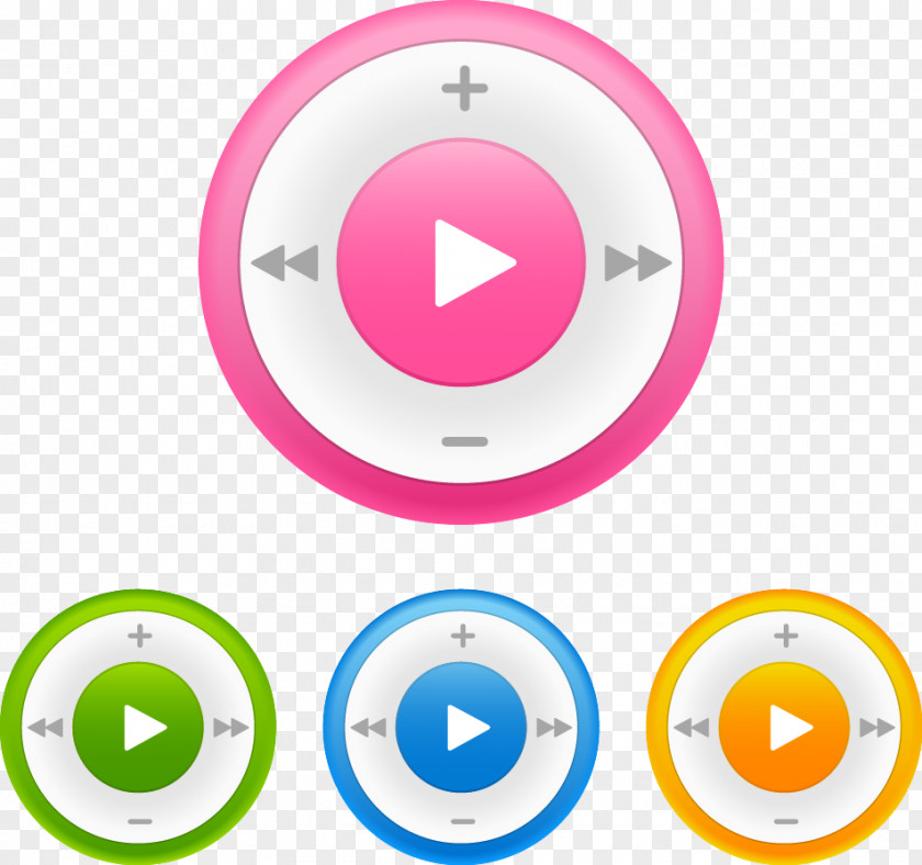 Button Euclidean Icon PNG Icon, Music play button clipart PNG