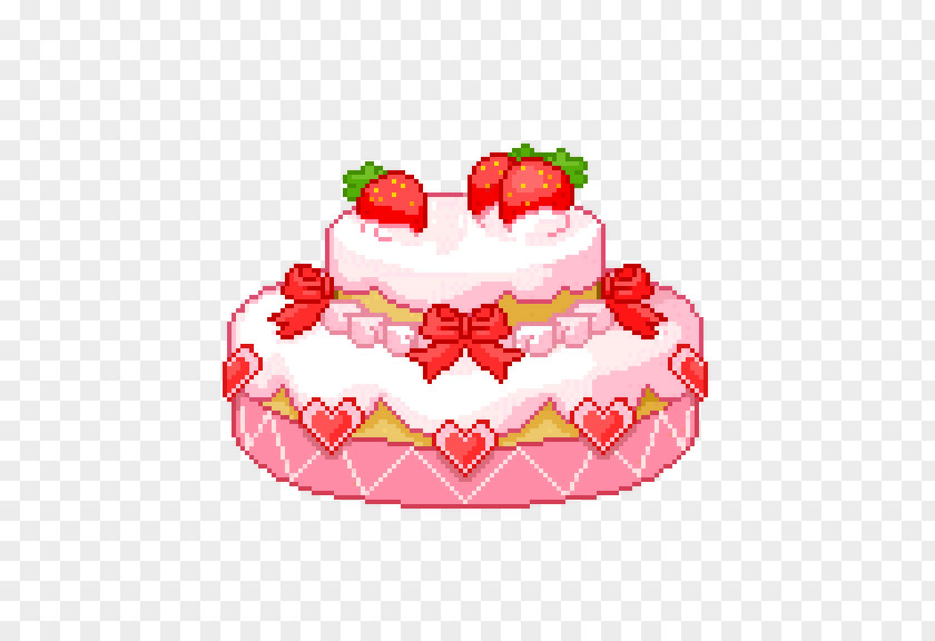 Cake Birthday Strawberry Cream Cupcake PNG