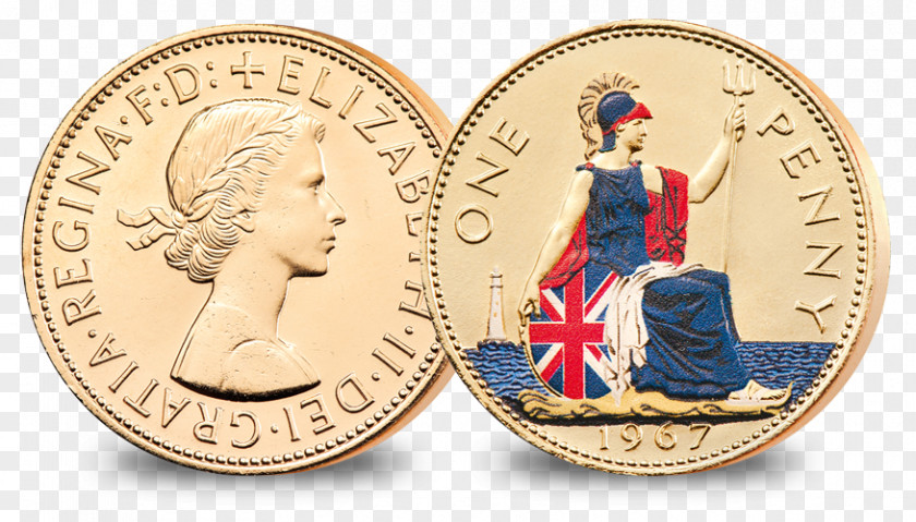 Coin Coins Of The Pound Sterling Gold Penny Britannia PNG