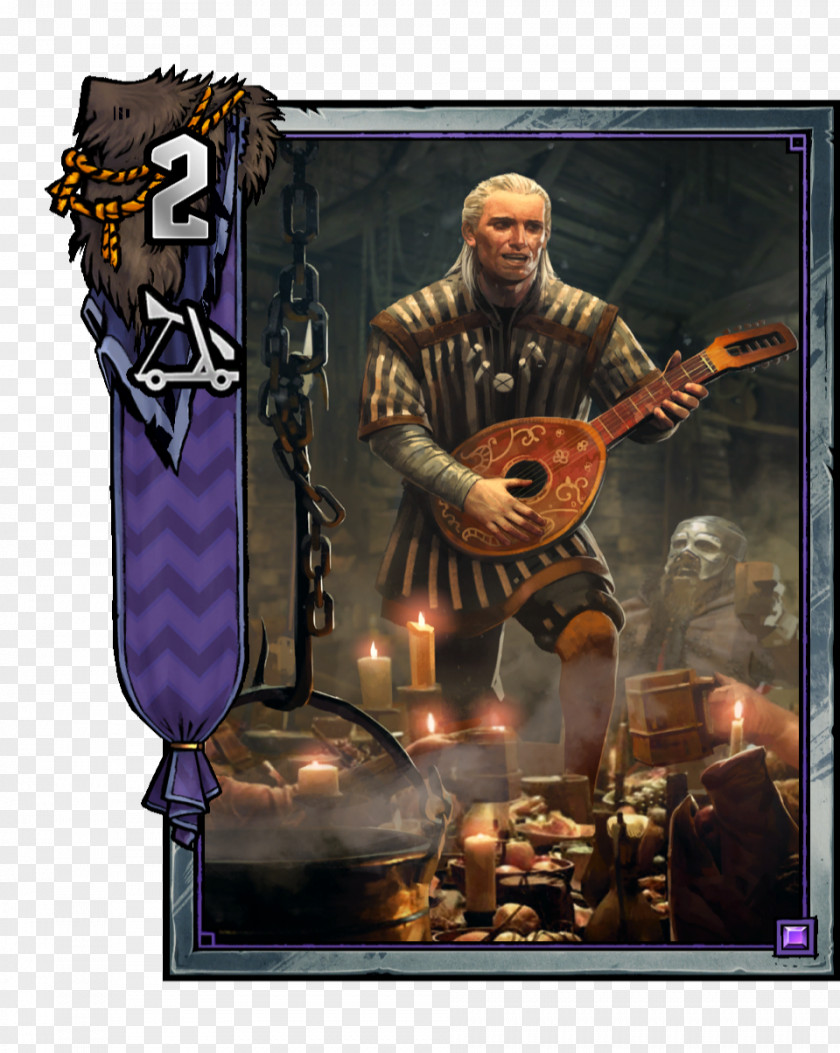 Dandelion Gwent: The Witcher Card Game Bard Fantasy Pathfinder Roleplaying PNG
