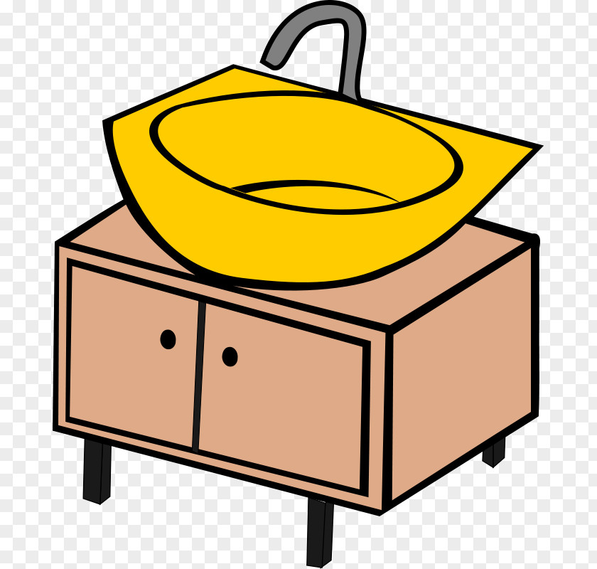 Free Clock Clipart Bowl Sink Washing Clip Art PNG