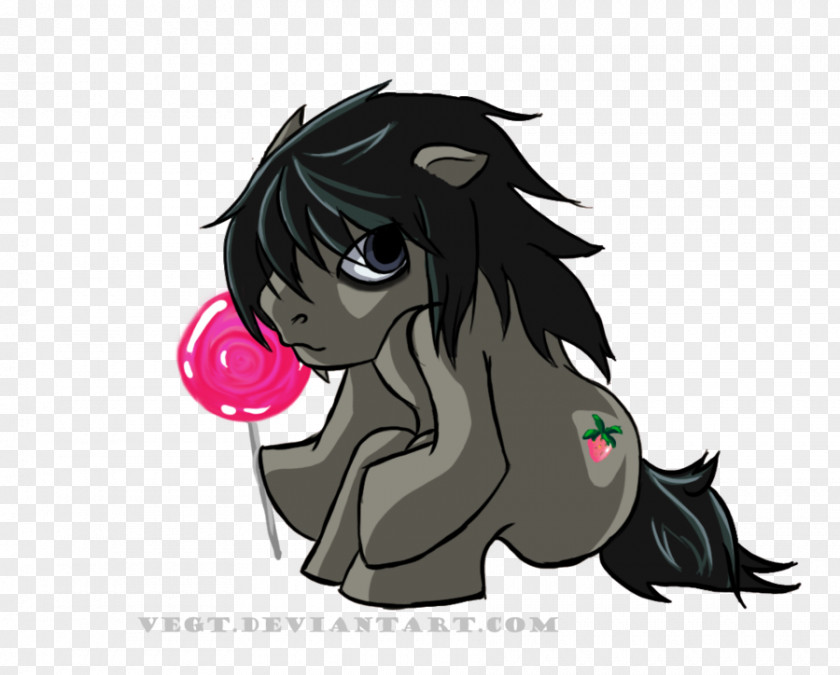 Horse Pony Legendary Creature Black Hair PNG