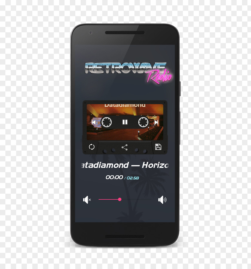 Smartphone Feature Phone RETROWAVE Android Mobile Phones PNG