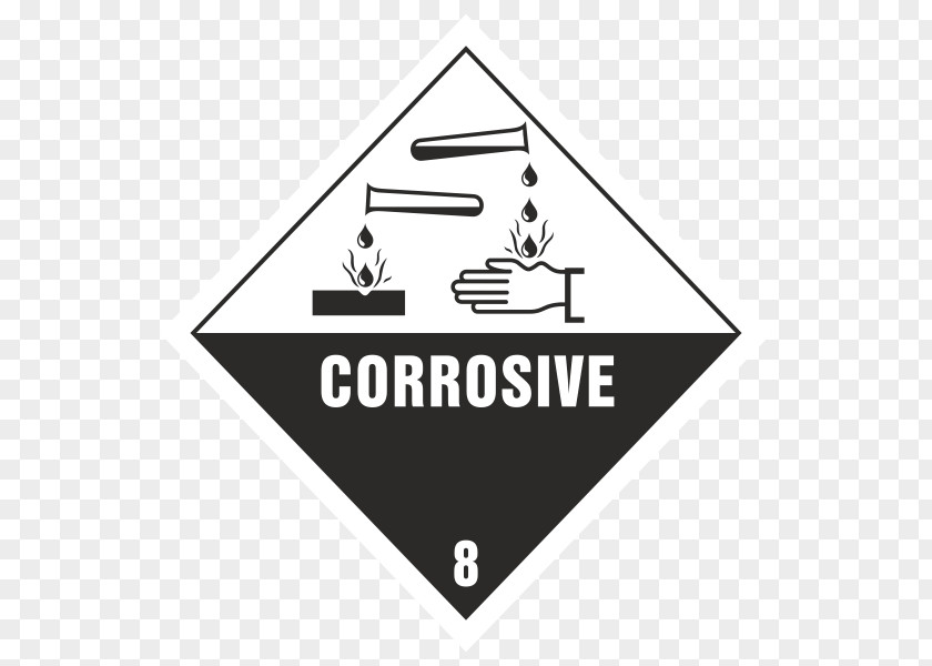 Corrosive Australian Dangerous Goods Code Hazchem Transport Substance PNG