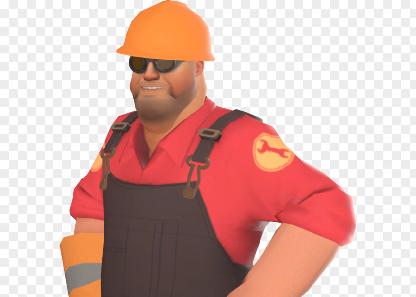 Engineer Team Fortress 2 Chin Fat Neck PNG