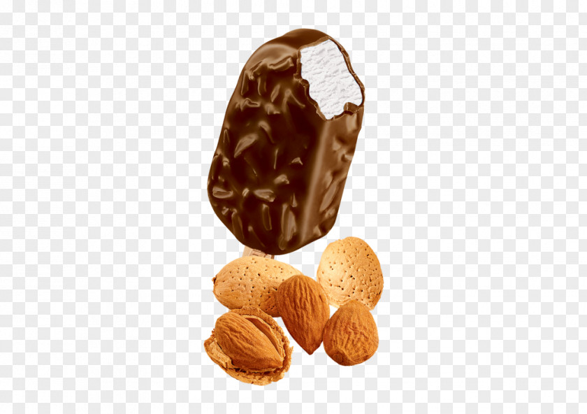 Ice Cream Peanut Praline Flavor PNG