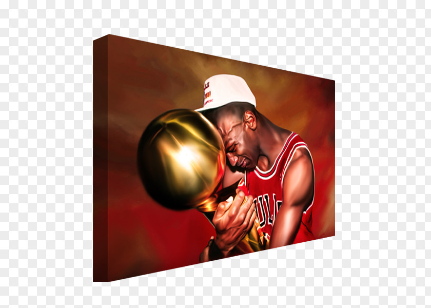 Michael Jordan Painting Canvas Print Art The NBA Finals PNG