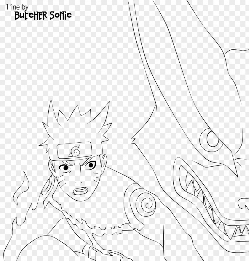 Naruto Sasuke Uchiha Uzumaki Madara Line Art Sketch PNG