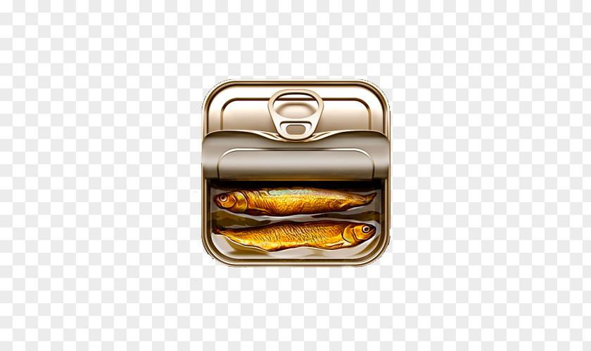 Realism Canned Fish Tin Can Canning Icon PNG