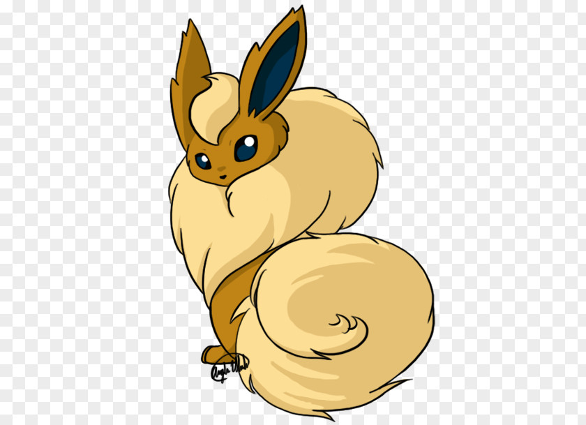 Shiny Flareon Rabbit DeviantArt Hare PNG