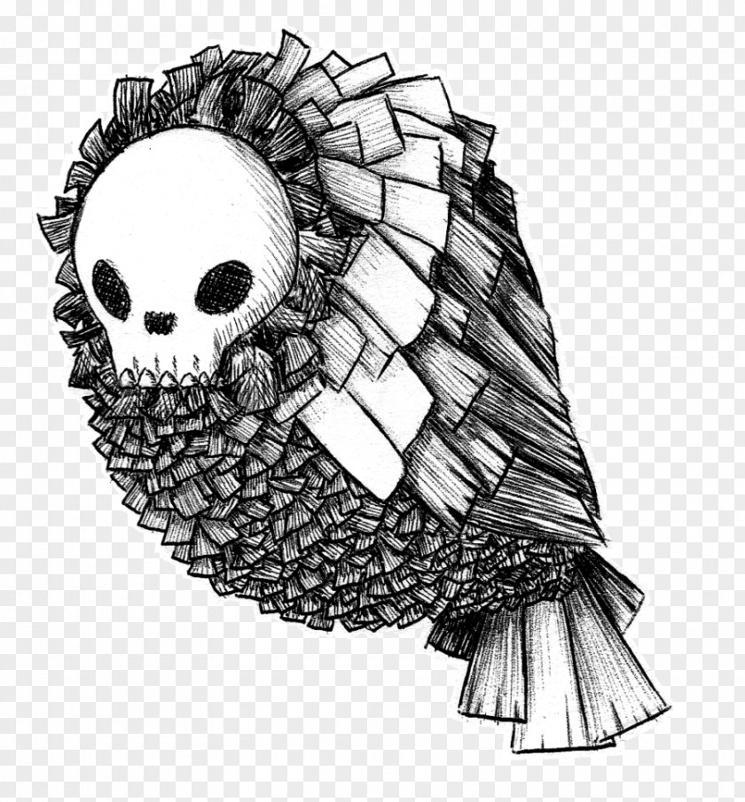 Skull Crow Bird Drawing /m/02csf PNG